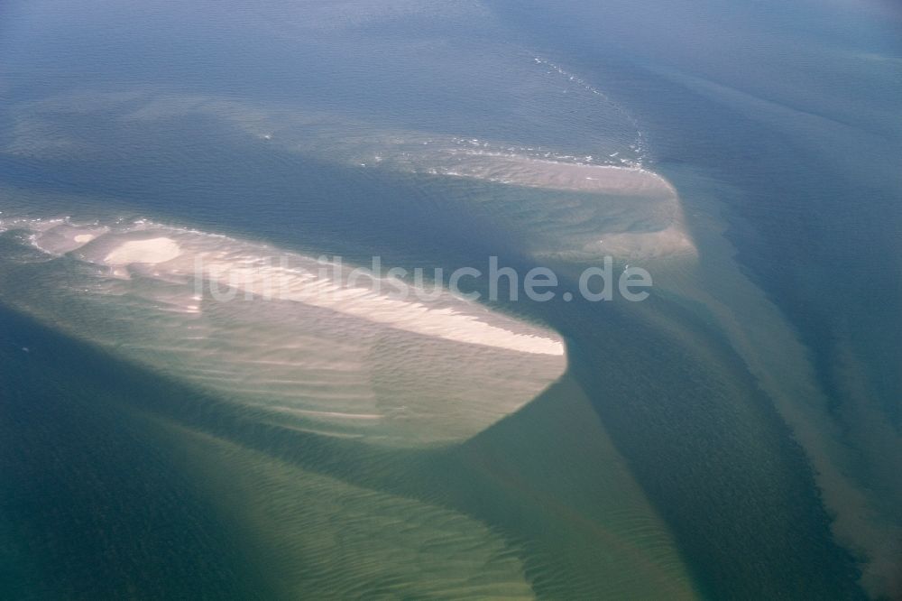 Luftaufnahme Terschelling - Wattlandschaft vor der westfriesischen Insel Terschelling in den Niederlanden