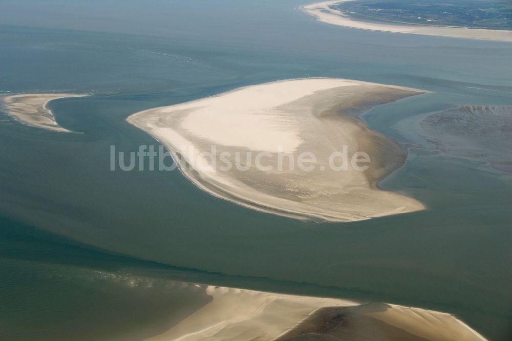 Terschelling von oben - Wattlandschaft vor der westfriesischen Insel Terschelling in den Niederlanden