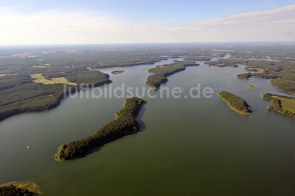 Ko?cierzyna / Berent von oben - Wdzidensee in der Woiwodschaft Pommern