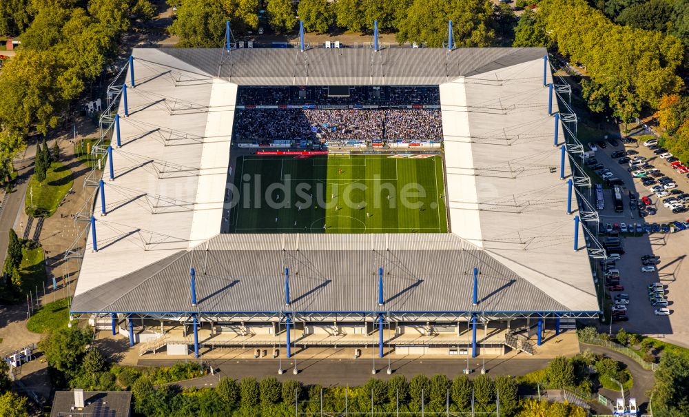 Duisburg aus der Vogelperspektive: Wedau Sportpark mit der Schauinsland-Reisen-Arena in Duisburg im Bundesland Nordrhein-Westfalen