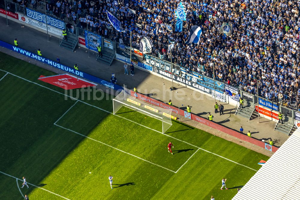 Duisburg aus der Vogelperspektive: Wedau Sportpark mit der Schauinsland-Reisen-Arena in Duisburg im Bundesland Nordrhein-Westfalen