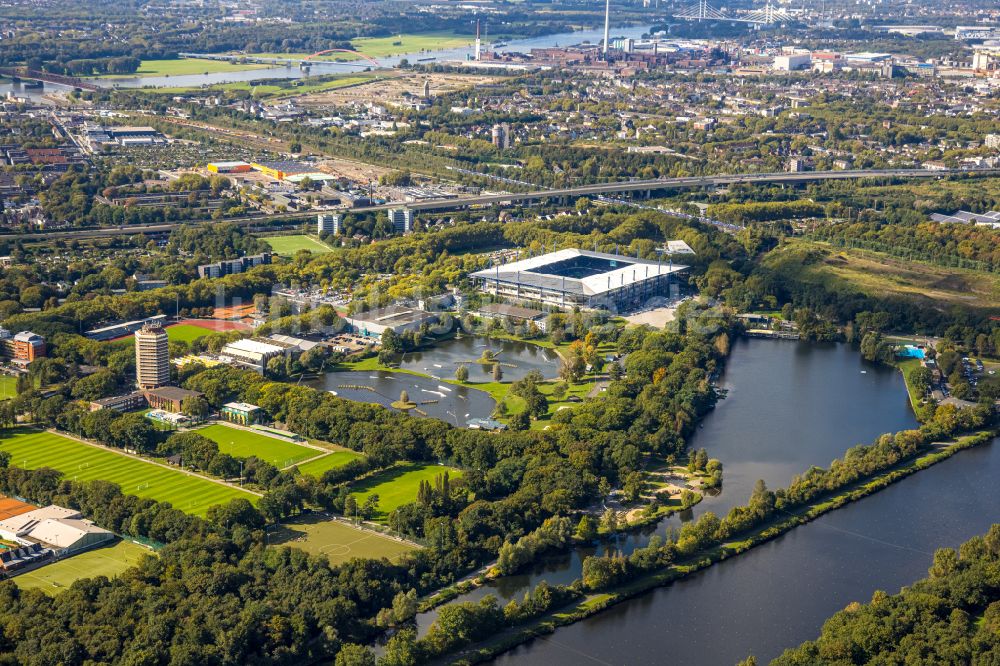 Luftaufnahme Duisburg - Wedau Sportpark mit der Schauinsland-Reisen-Arena in Duisburg im Bundesland Nordrhein-Westfalen