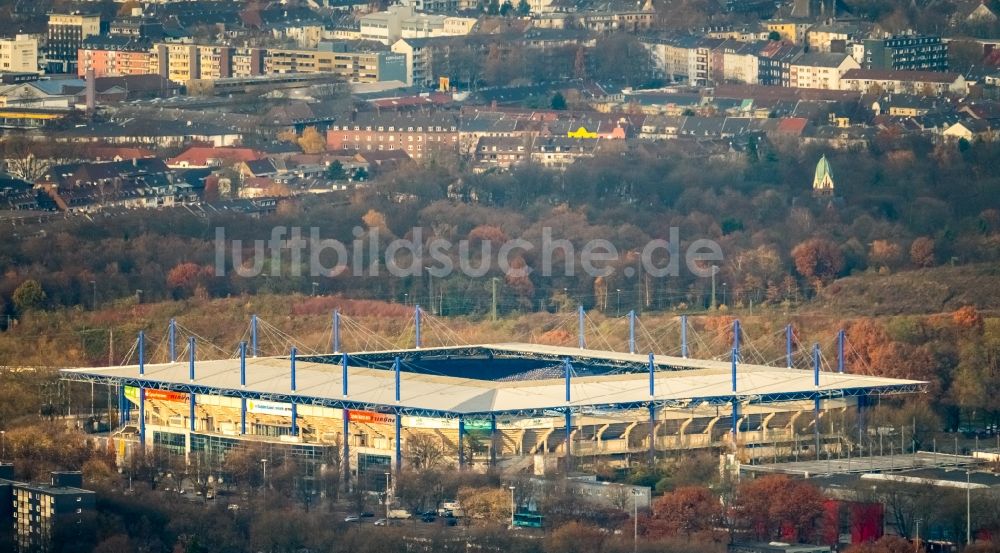 Luftbild Duisburg - Wedau Sportpark mit der Schauinsland-Reisen-Arena ( ehemals Wedaustadion ) in Duisburg im Bundesland Nordrhein-Westfalen