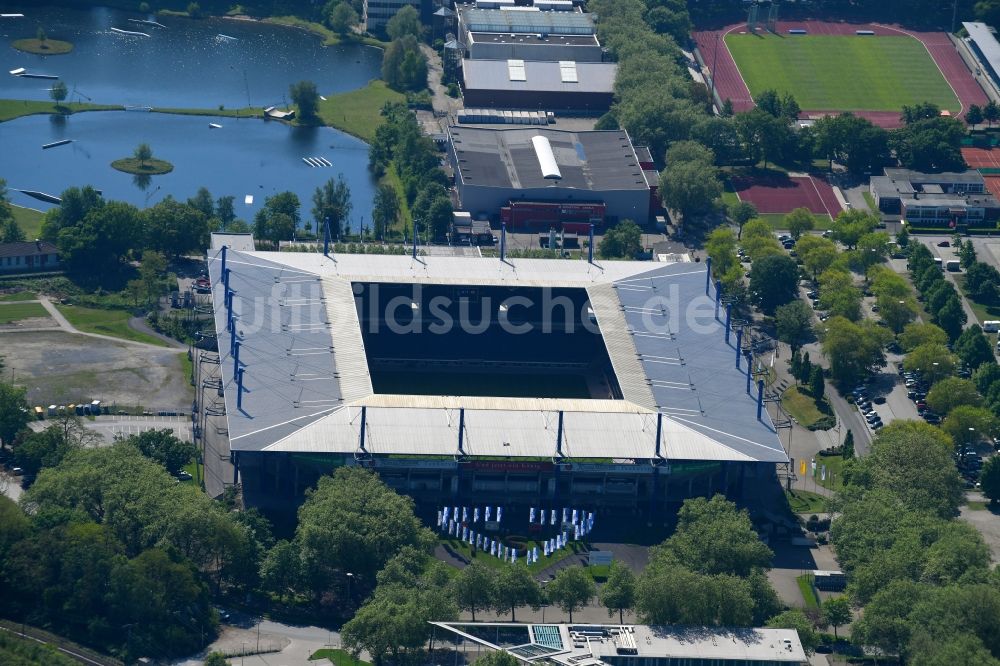 Luftbild Duisburg - Wedau Sportpark mit der Schauinsland-Reisen-Arena ( ehemals Wedaustadion ) in Duisburg im Bundesland Nordrhein-Westfalen