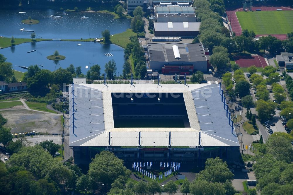 Duisburg von oben - Wedau Sportpark mit der Schauinsland-Reisen-Arena ( ehemals Wedaustadion ) in Duisburg im Bundesland Nordrhein-Westfalen