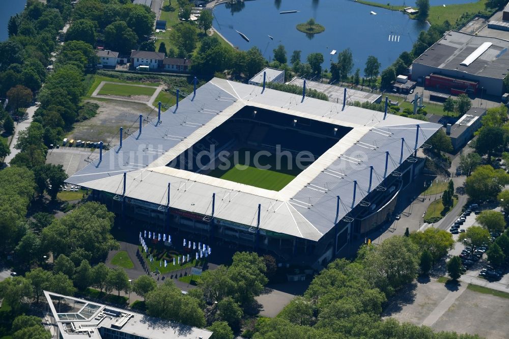 Luftbild Duisburg - Wedau Sportpark mit der Schauinsland-Reisen-Arena ( ehemals Wedaustadion ) in Duisburg im Bundesland Nordrhein-Westfalen