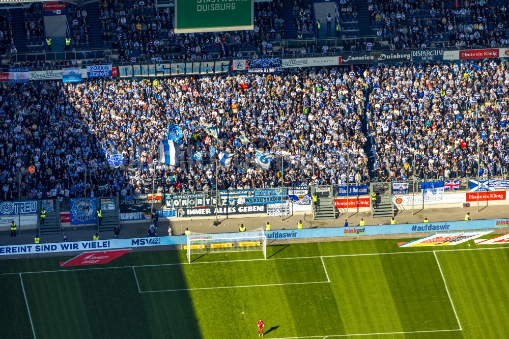 Luftbild Duisburg - Wedau Sportpark mit der Schauinsland-Reisen-Arena ( ehemals Wedaustadion ) in Duisburg im Bundesland Nordrhein-Westfalen