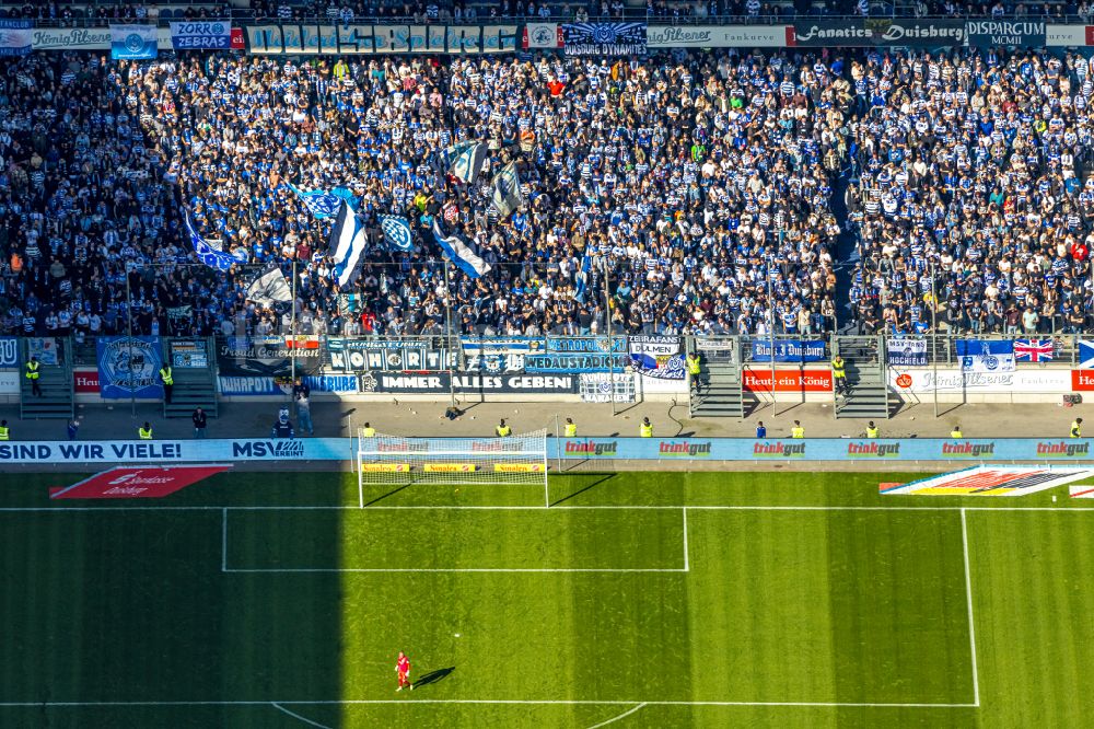 Duisburg von oben - Wedau Sportpark mit der Schauinsland-Reisen-Arena ( ehemals Wedaustadion ) in Duisburg im Bundesland Nordrhein-Westfalen