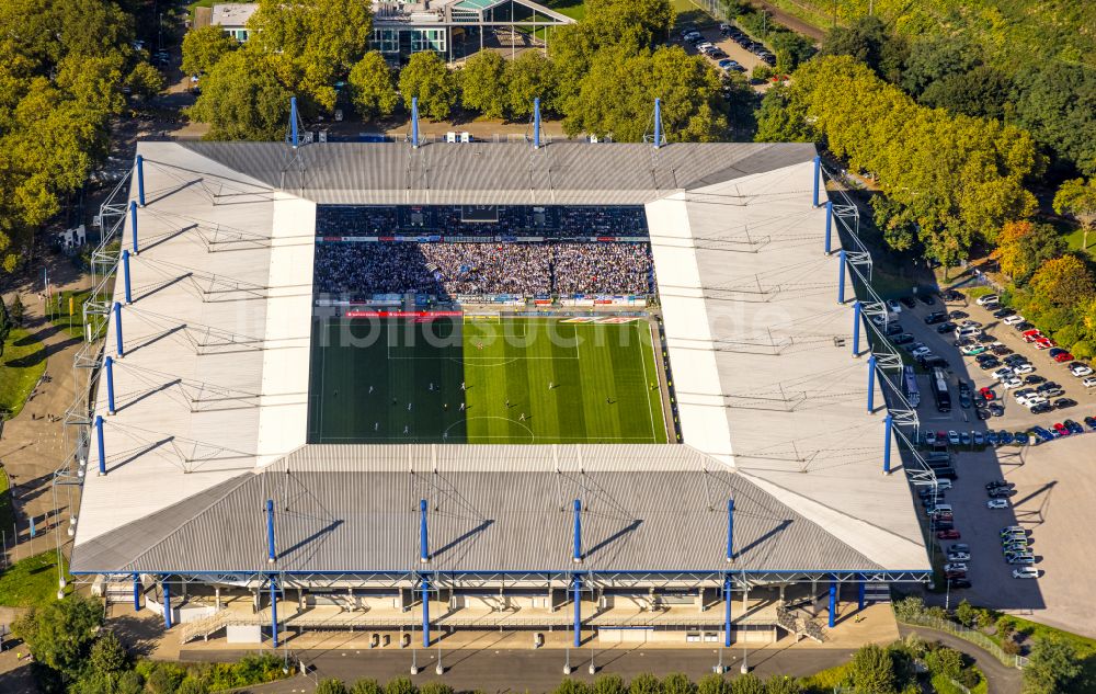 Luftaufnahme Duisburg - Wedau Sportpark mit der Schauinsland-Reisen-Arena ( ehemals Wedaustadion ) in Duisburg im Bundesland Nordrhein-Westfalen