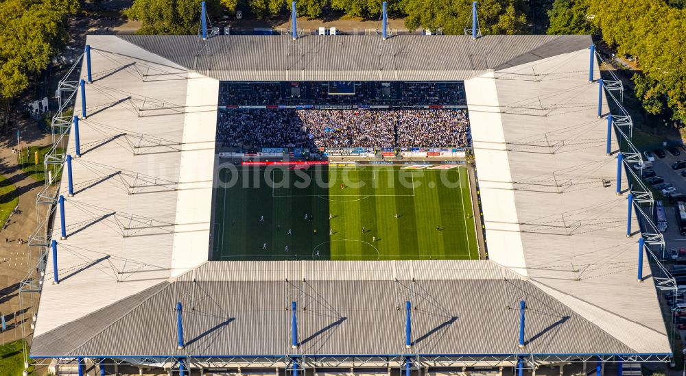 Duisburg von oben - Wedau Sportpark mit der Schauinsland-Reisen-Arena ( ehemals Wedaustadion ) in Duisburg im Bundesland Nordrhein-Westfalen