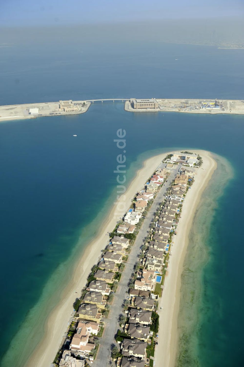 Luftbild Dubai - Wedel D der Palm Jumeirah in Dubai