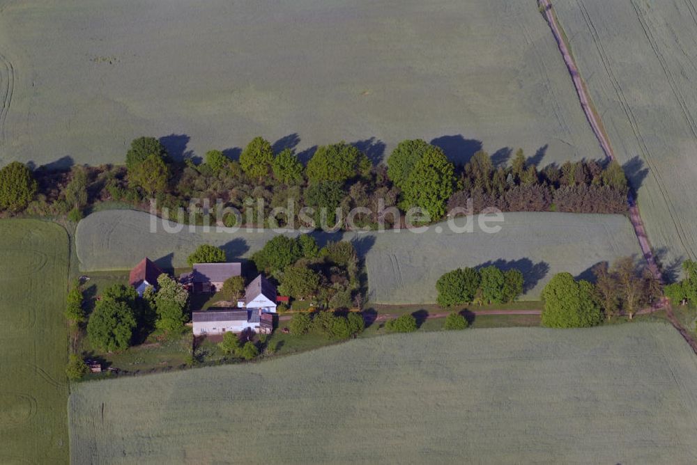 Luftbild Templin - Weiler am Dollshof nahe Templin