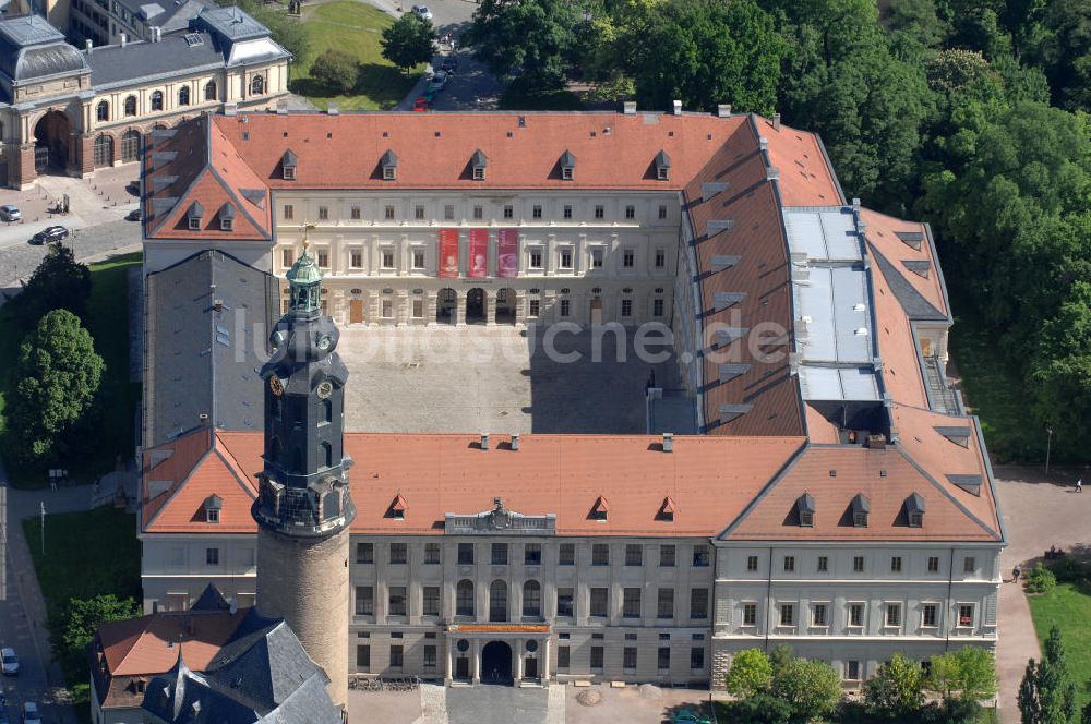 WEIMAR aus der Vogelperspektive: Weimarer Stadtschloss