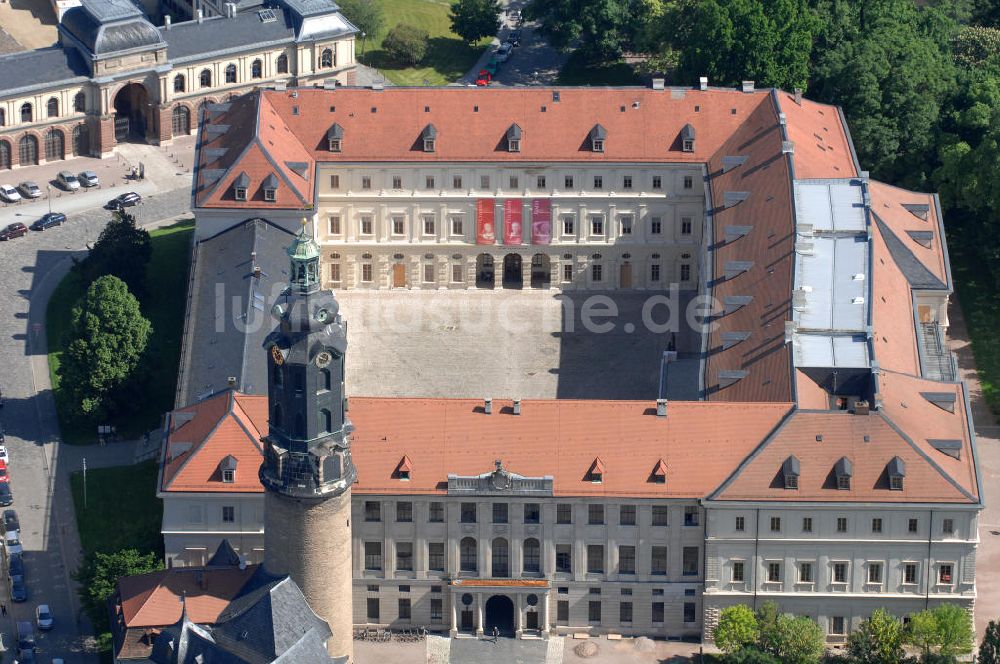 Luftbild WEIMAR - Weimarer Stadtschloss