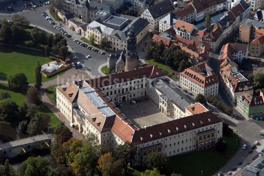 Luftaufnahme Weimar - Weimarer Stadtschloss