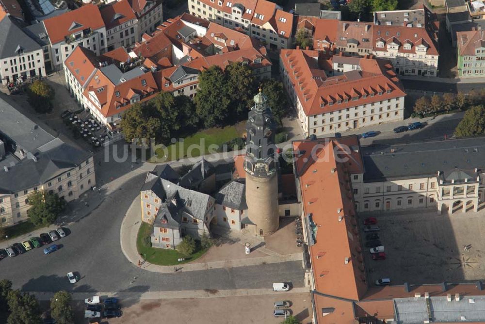 Weimar aus der Vogelperspektive: Weimarer Stadtschloss