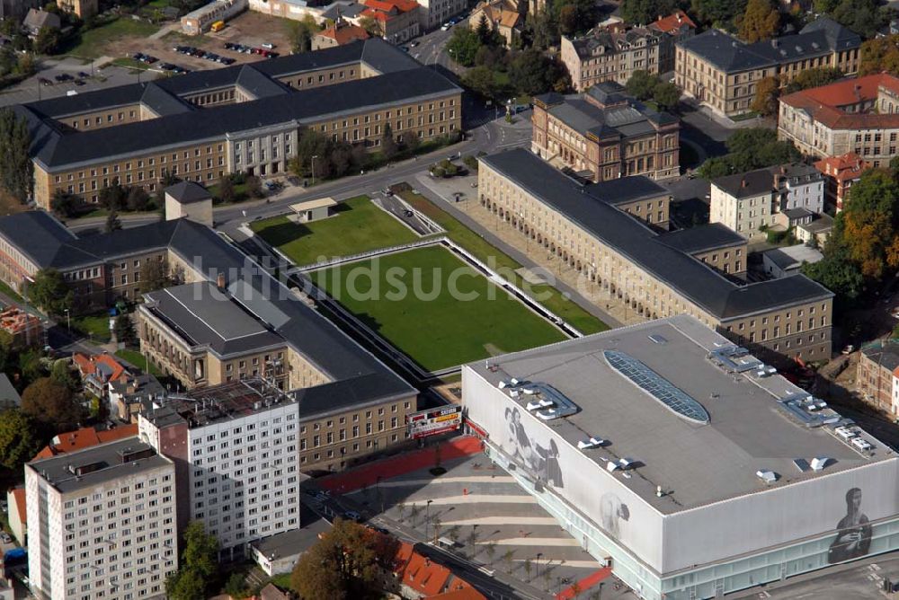 Weimar von oben - Weimarplatz