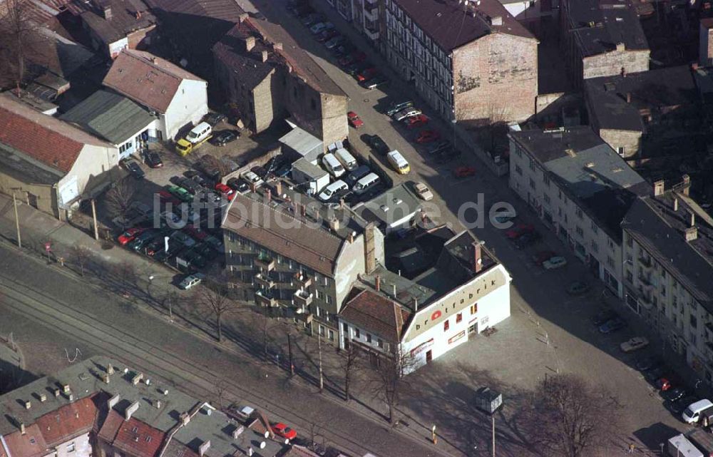 Luftaufnahme Berlin - Weißenseer Spitze / Brotfabrik