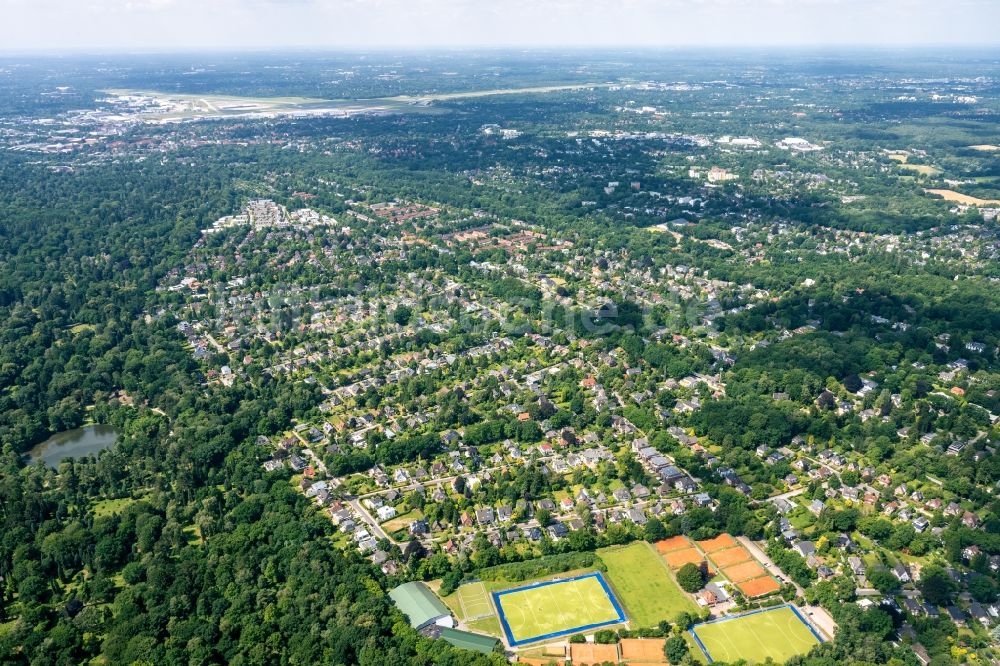 Hamburg aus der Vogelperspektive: Wellingsbüttel Stadtteil in Hamburg, Deutschland