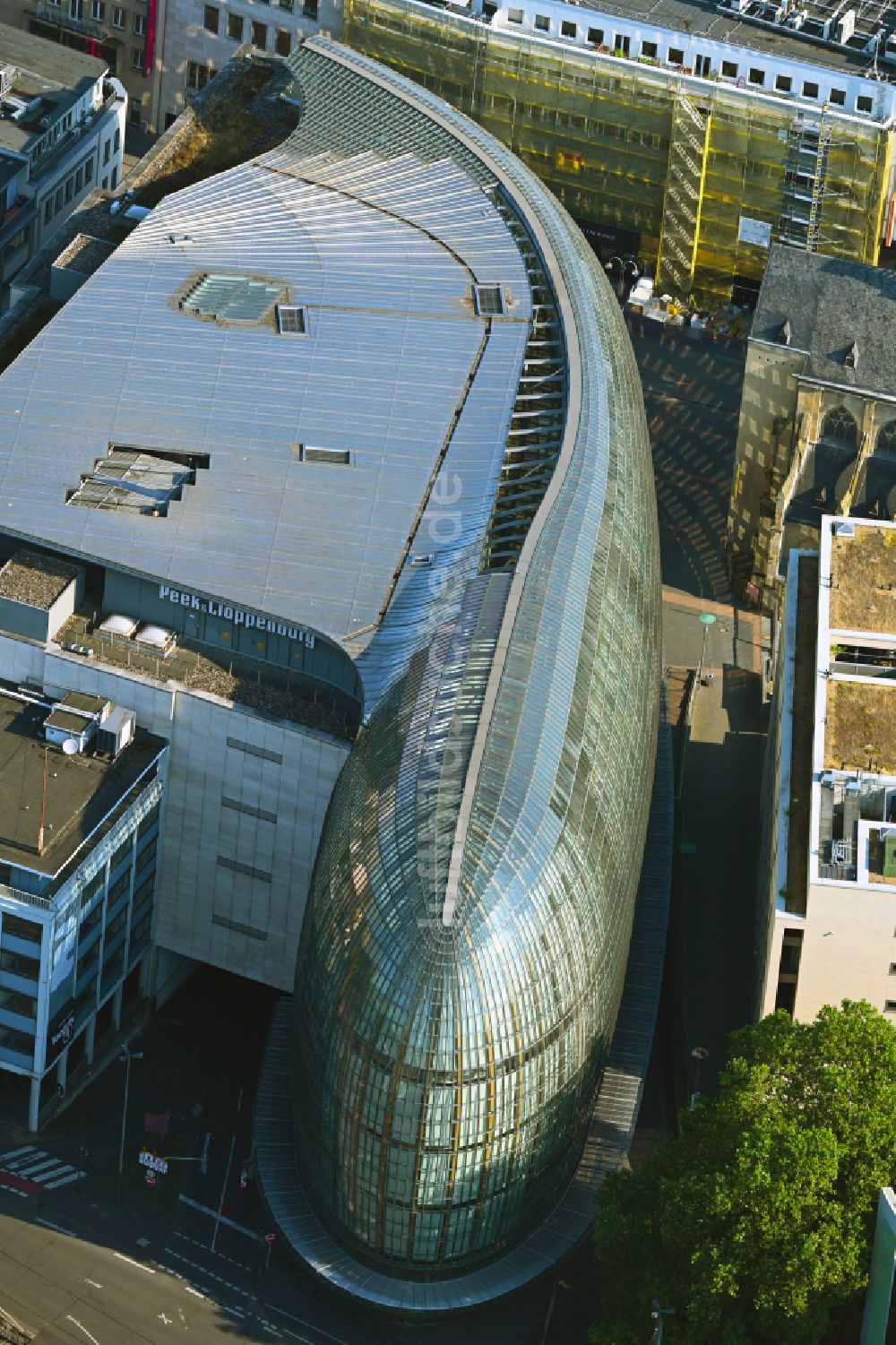 Luftbild Köln - Weltstadthaus der Peek & Cloppenburg KG in Köln im Bundesland Nordrhein-Westfalen