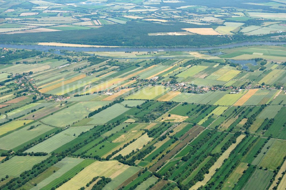 Luftaufnahme Wendewisch - Wendewisch und Garlstorf im Naturpark Elbhöhen-Wendland im Landkreis Lüneburg in Niedersachsen