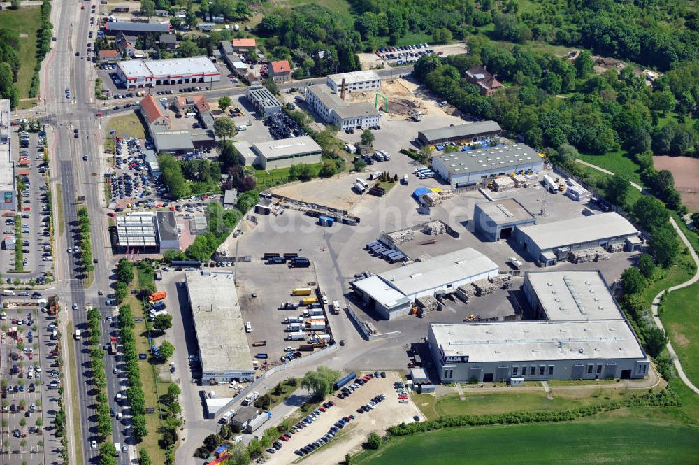 Luftaufnahme Berlin Mahlsdorf - Werk der ALBA Recycling GmbH in Berlin-Mahlsdorf