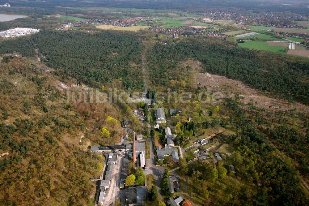 Haltern am See von oben - Werk der WASAG-Chemie AG in Haltern am See im Bundesland Nordrhein-Westfalen