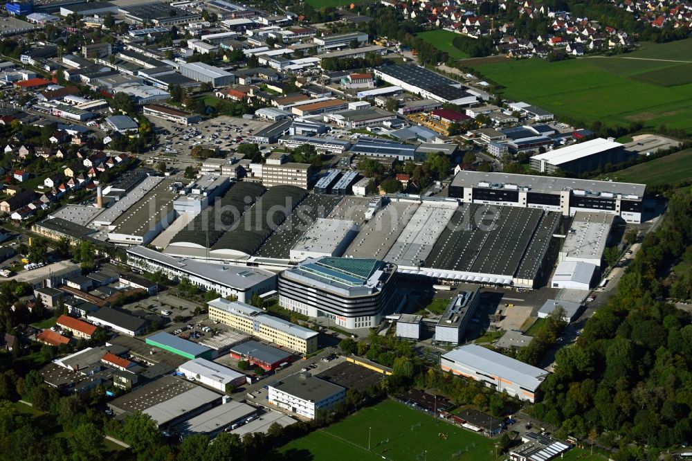 Luftaufnahme Augsburg - Werksgelände der KUKA ...