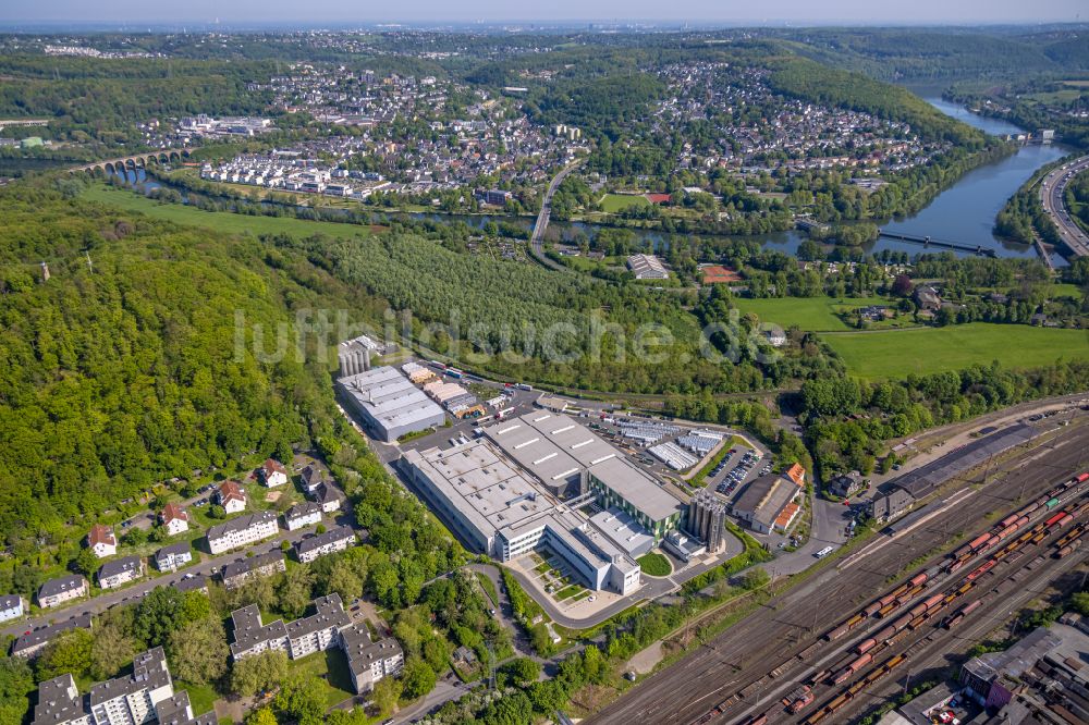 Luftaufnahme Hagen - Werksgelande des Chemieproduzenten Ewald Dörken AG in Hagen im Bundesland Nordrhein-Westfalen