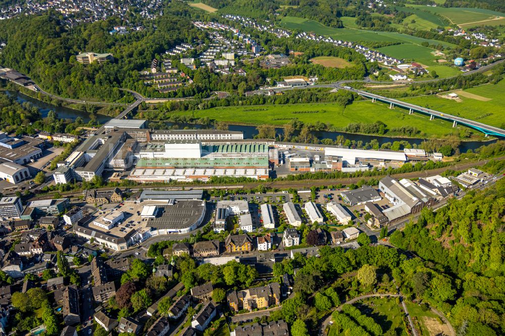 Wetter (Ruhr) von oben - Werksgelande der Demag Cranes & Components GmbH im Ortsteil Volmarstein in Wetter (Ruhr) im Bundesland Nordrhein-Westfalen, Deutschland