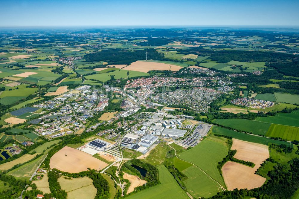 Luftbild Blomberg - Werksgelande der PHOENIX CONTACT Deutschland GmbH in Blomberg im Bundesland Nordrhein-Westfalen, Deutschland