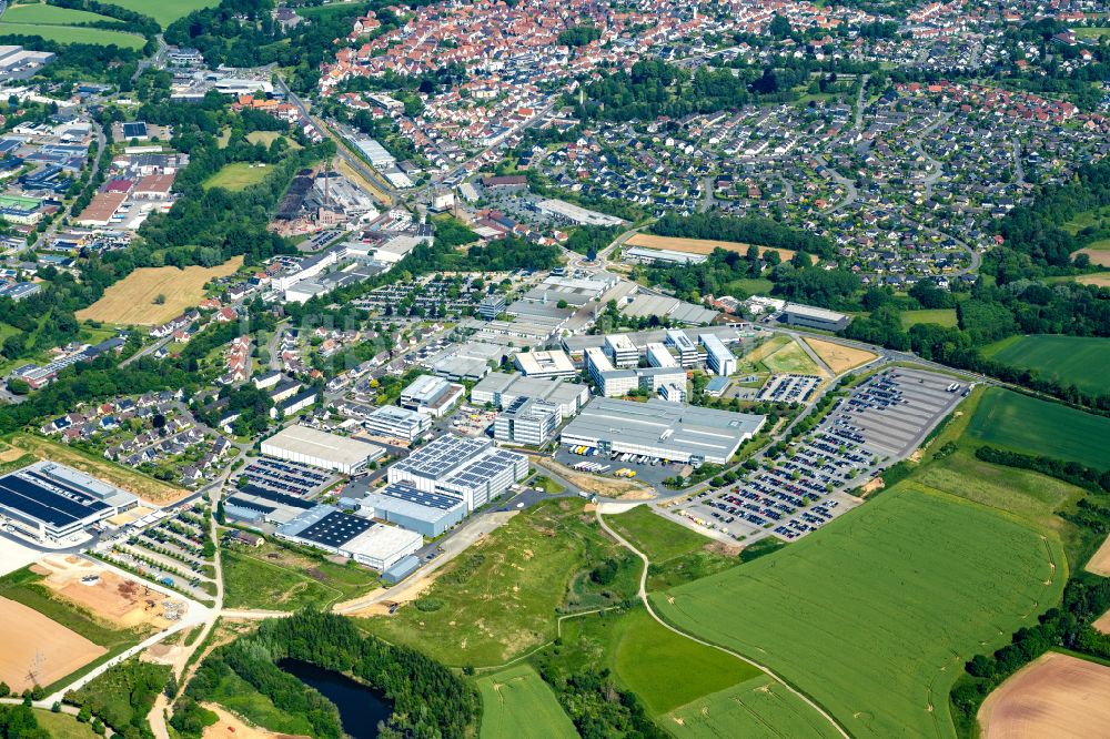 Luftbild Blomberg - Werksgelande der PHOENIX CONTACT Deutschland GmbH in Blomberg im Bundesland Nordrhein-Westfalen, Deutschland