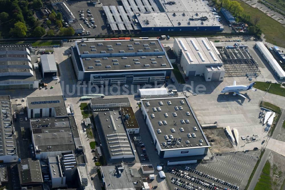 Bremen aus der Vogelperspektive: Werksgelände Airbus SE im Ortsteil Neustadt in Bremen, Deutschland