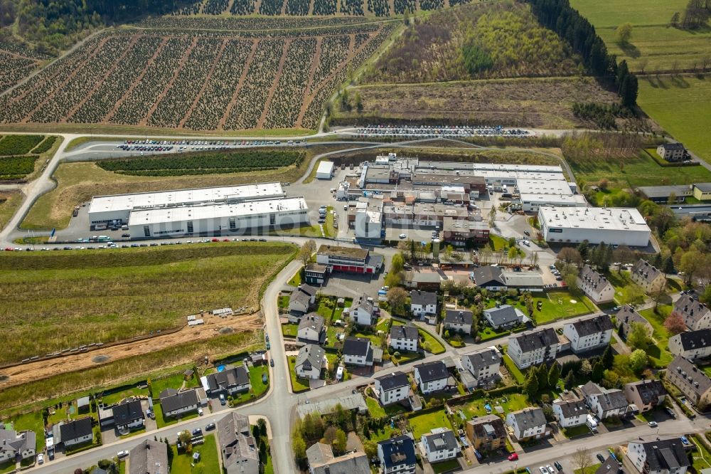 Luftaufnahme Bestwig - Werksgelände der Alcoa Power and Propulsion an der Kapellenstraße in Bestwig im Bundesland Nordrhein-Westfalen