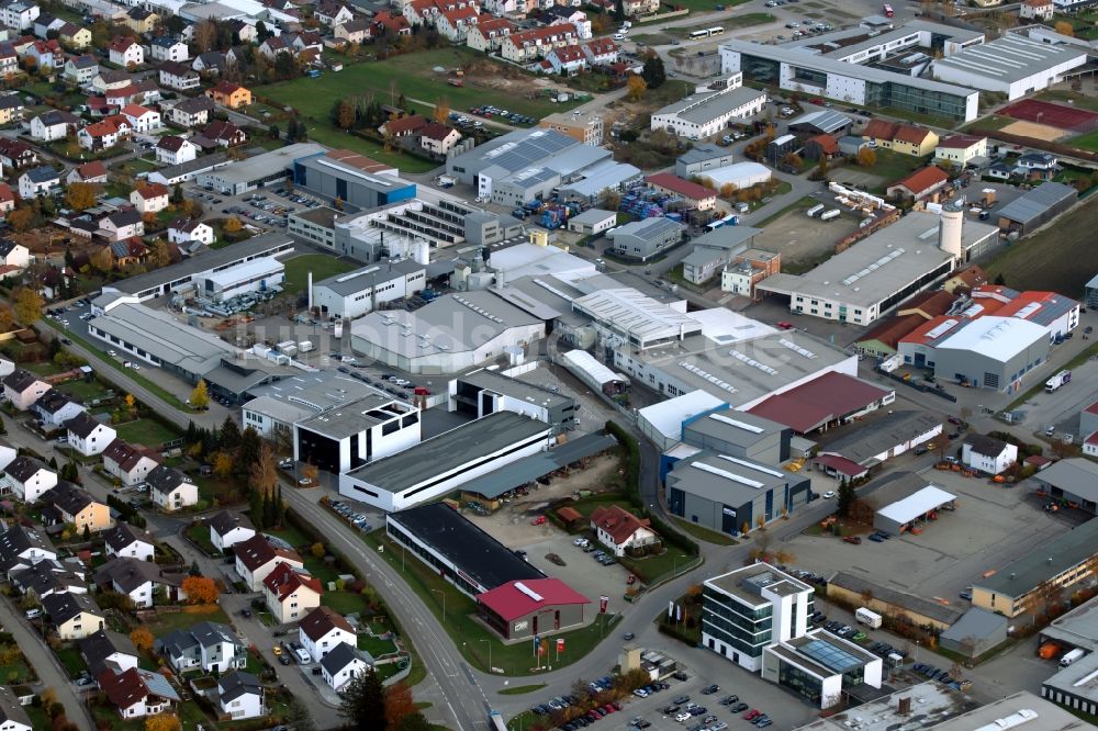 Beilngries von oben - Werksgelände der Aluminiumgießerei in Beilngries im Bundesland Bayern, Deutschland