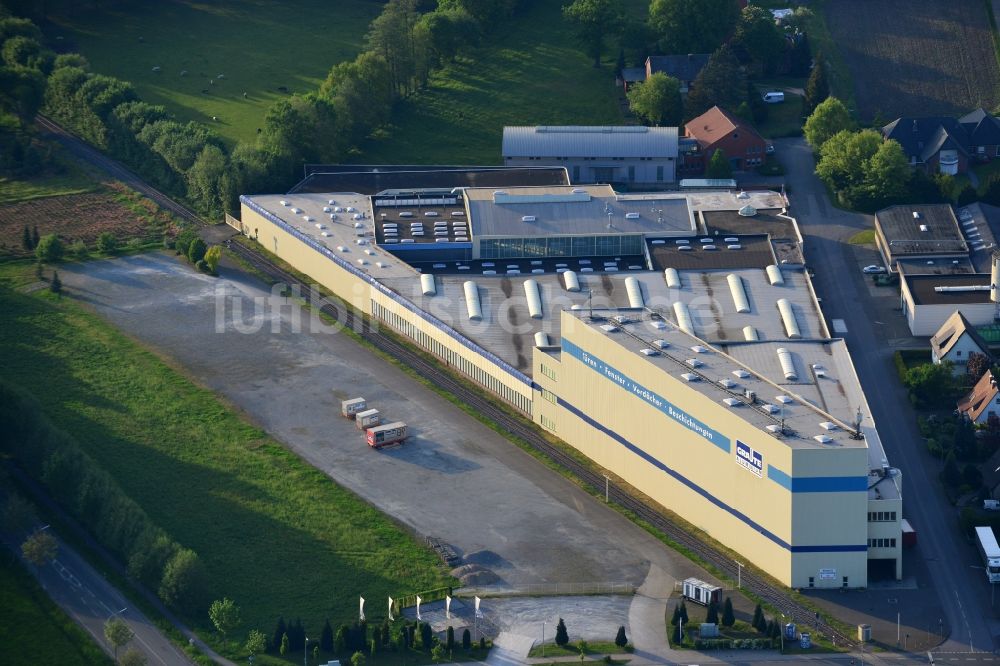 Verl aus der Vogelperspektive: Werksgelände der Aluminiumwerke der Johann Graute GmbH & Co. KG in Verl im Bundesland Nordrhein-Westfalen