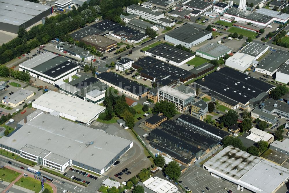 Reinbek aus der Vogelperspektive: Werksgelände der Amandus Kahl GmbH & Co. KG an der Dieselstraße in Reinbek im Bundesland Schleswig-Holstein