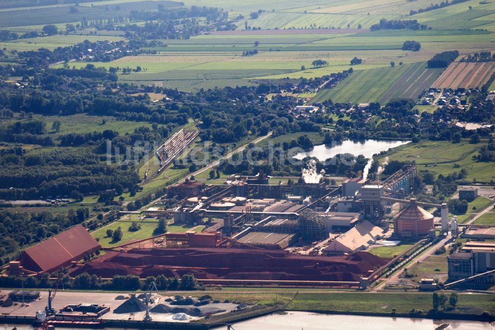 Luftbild Stade - Werksgelände der Fa. AOS in Stade im Bundesland Niedersachsen