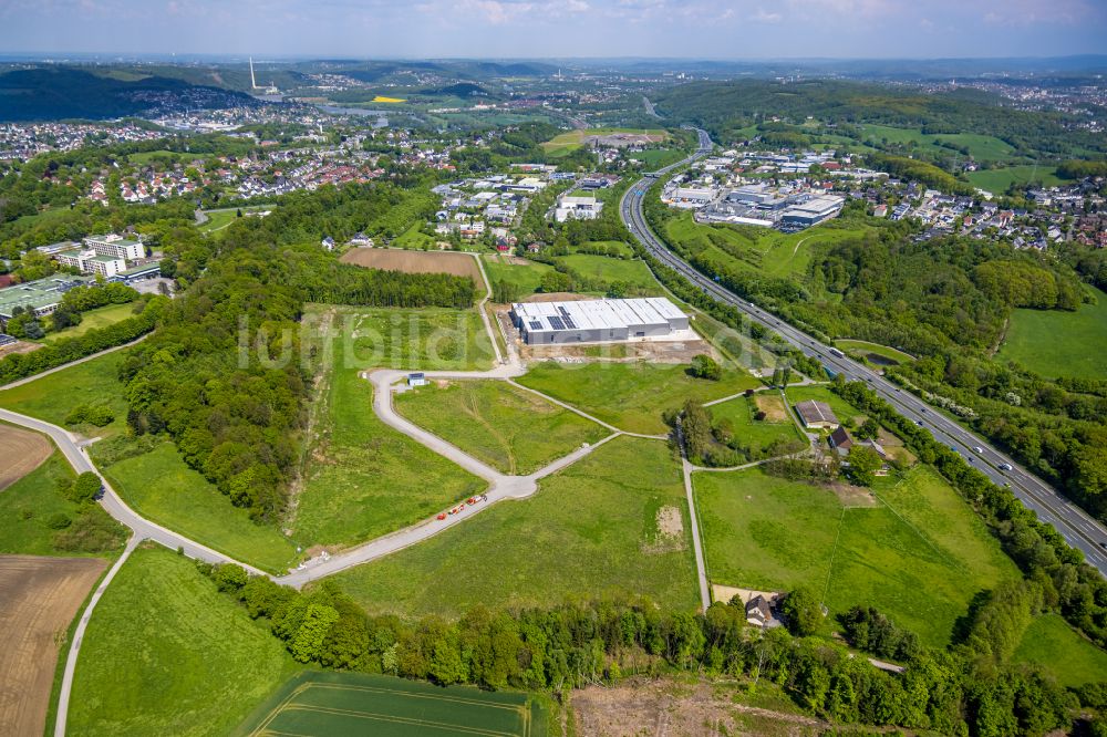 Luftbild Wetter (Ruhr) - Werksgelände der AOS Stahl GmbH & Co. KG in Wetter (Ruhr) im Bundesland Nordrhein-Westfalen, Deutschland