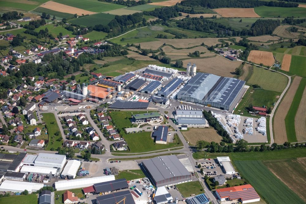 Luftaufnahme Ziemetshausen - Werksgelände der Asta Holzwerk GmbH in Ziemetshausen im Bundesland Bayern, Deutschland