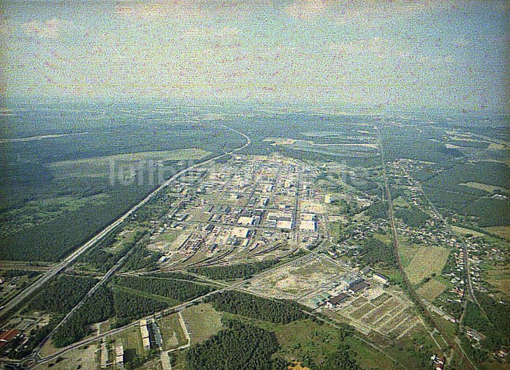 Luftbild Schwarzheide / Brandenburg - Werksgelände der BASF AG in Schwarzheide.