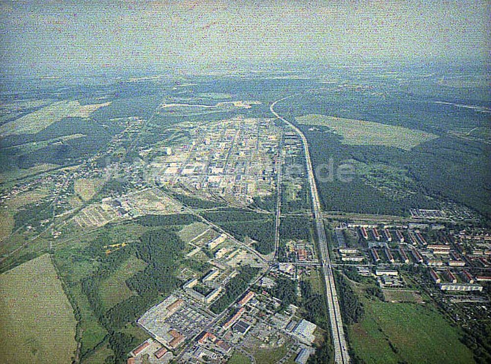 Luftbild Schwarzheide / Brandenburg - Werksgelände der BASF AG in Schwarzheide