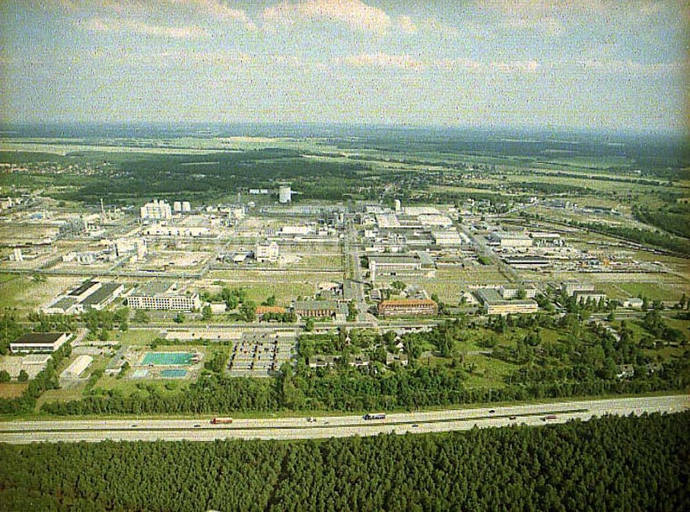 Luftaufnahme Schwarzheide / Brandenburg - Werksgelände der BASF AG in Schwarzheide