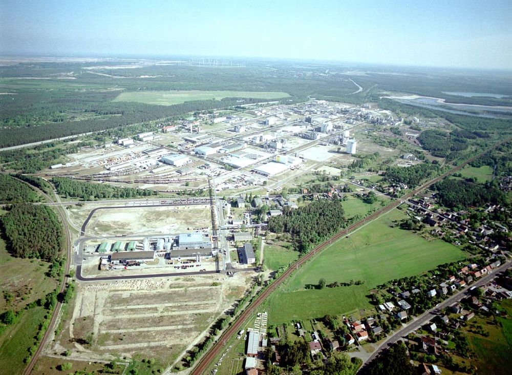 Luftbild Schwarzheide / Brandenburg - Werksgelände der BASF Schwarzheide GmbH.