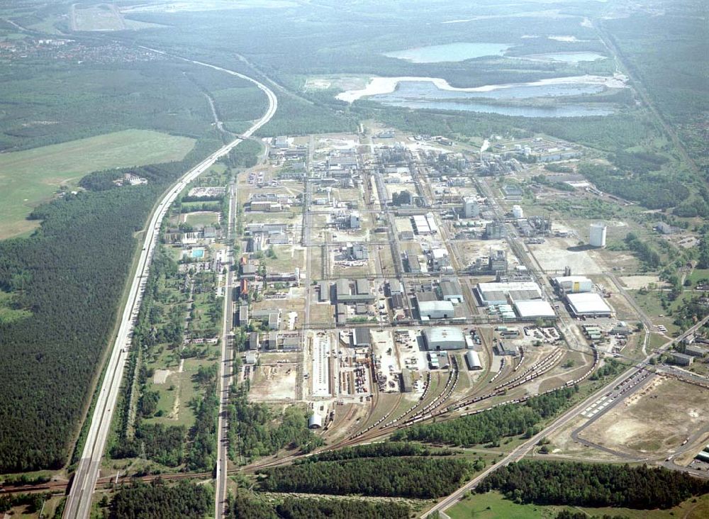 Luftbild Schwarzheide / Brandenburg - Werksgelände der BASF Schwarzheide GmbH.