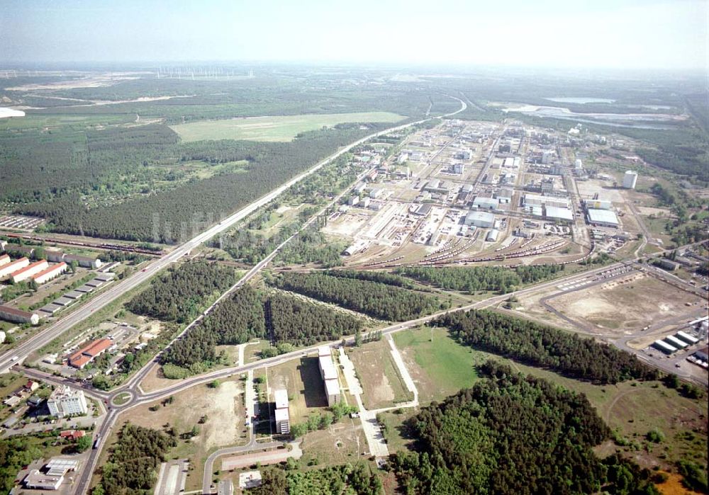 Luftbild Schwarzheide / Brandenburg - Werksgelände der BASF Schwarzheide GmbH.