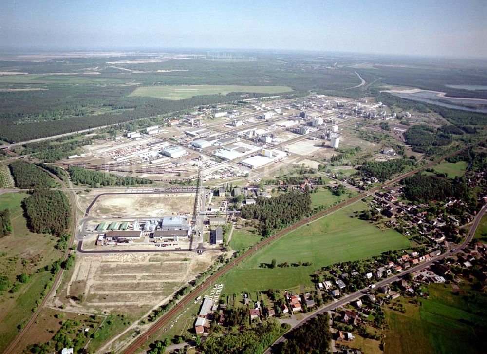 Luftbild Schwarzheide / Brandenburg - Werksgelände der BASF Schwarzheide GmbH.