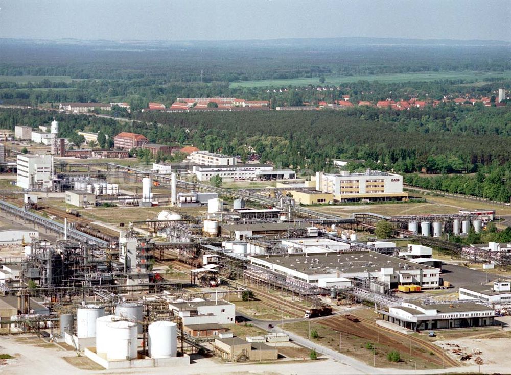 Luftbild Schwarzheide / Brandenburg - Werksgelände der BASF Schwarzheide GmbH.