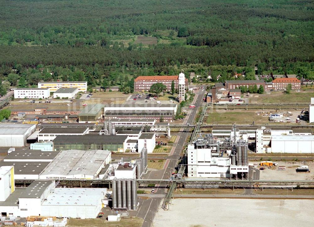 Luftbild Schwarzheide / Brandenburg - Werksgelände der BASF Schwarzheide GmbH.