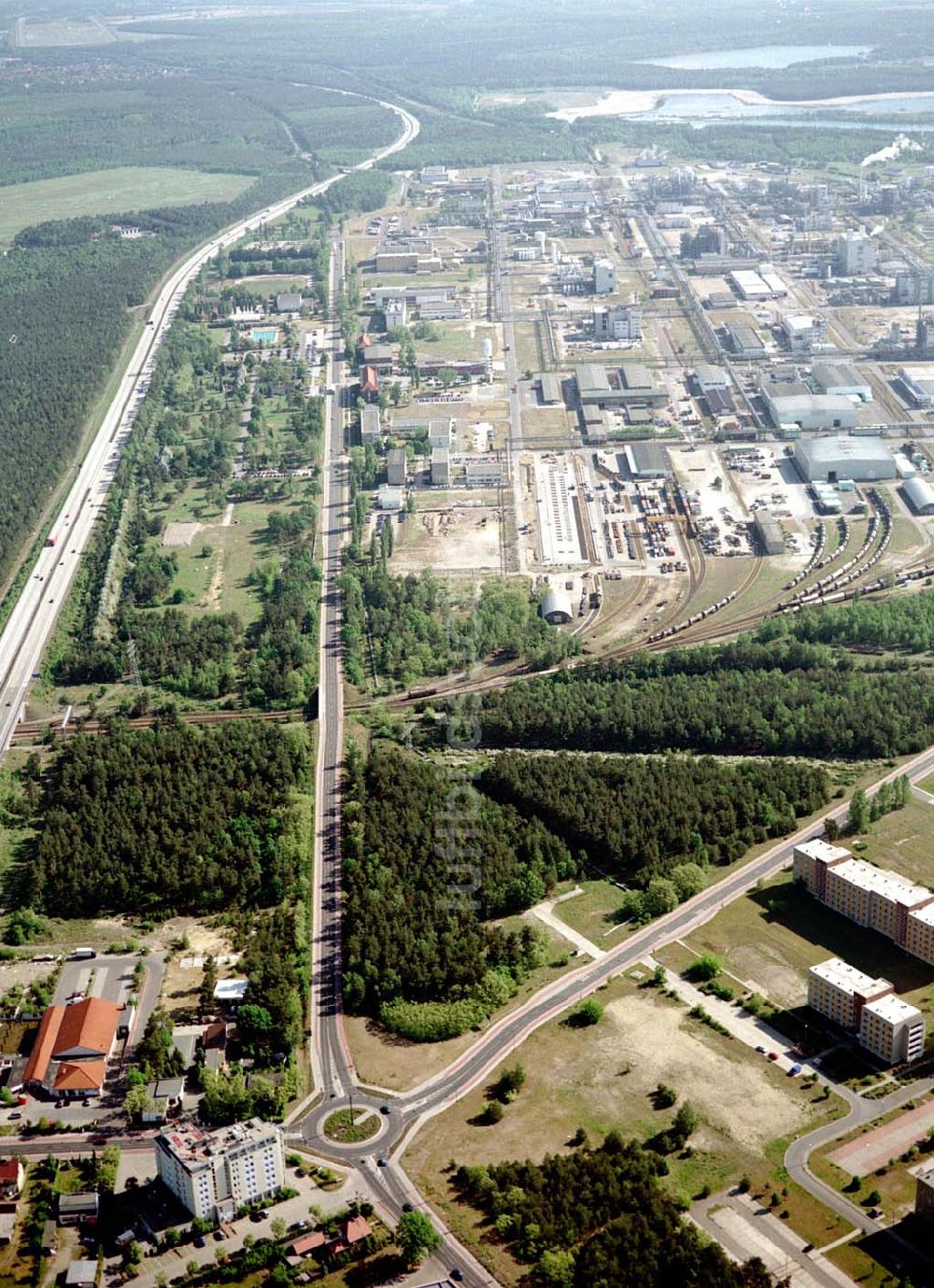 Luftbild Schwarzheide / BRB - Werksgelände der BASF Schwarzheide GmbH.